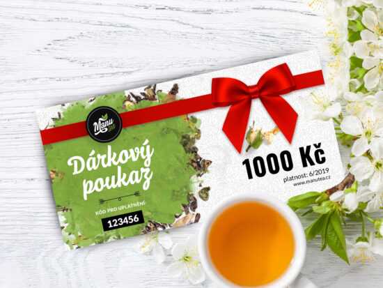 Dárkový poukaz na 1000 CZK