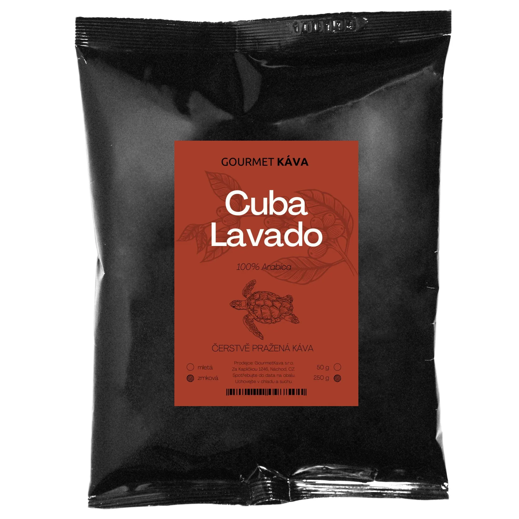 GourmetKava Káva Kuba Lavado 250g