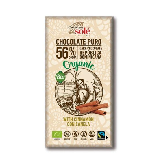 Chocolates Solé Čokoláda Chocolates Solé - 56% SKOŘICE