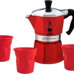 Bialetti Dárkový set Bialetti moka express 3 porce + 3 šálky