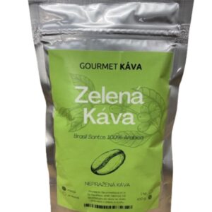 GourmetKava Káva zelená 100g mletá (Brazil Santos)